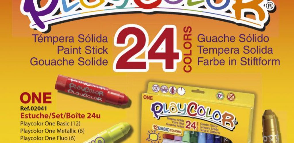 TEMPERA SOLIDA PASTEL PLAYCOLOR 6 COL