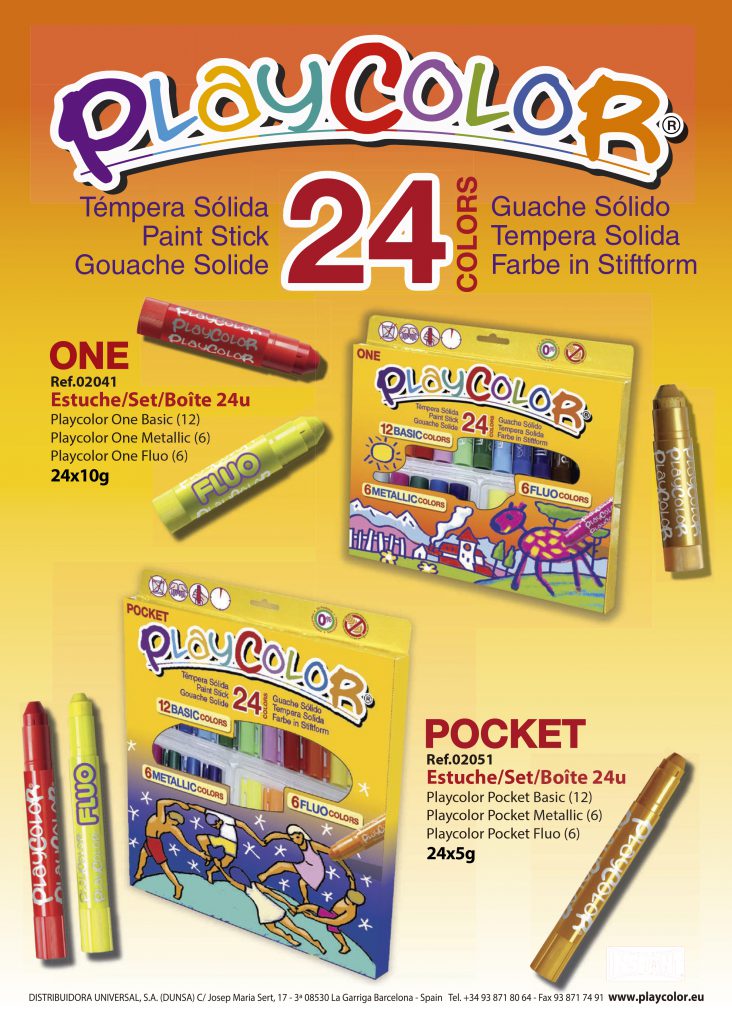 NEW PLAYCOLOR 24 COLOURS Play Color