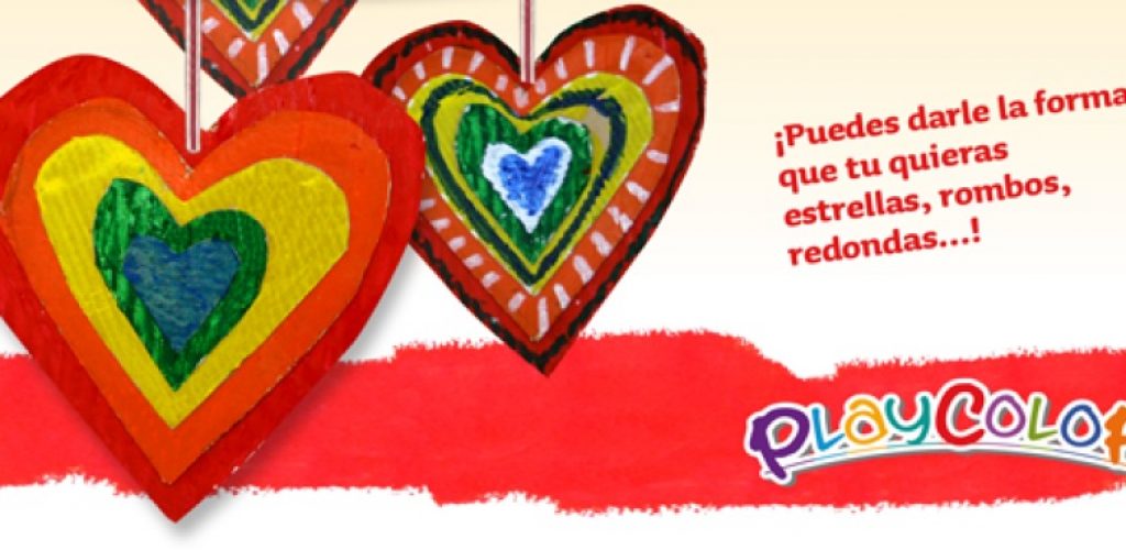 DIBUJAR CORAZONES DE COLORES