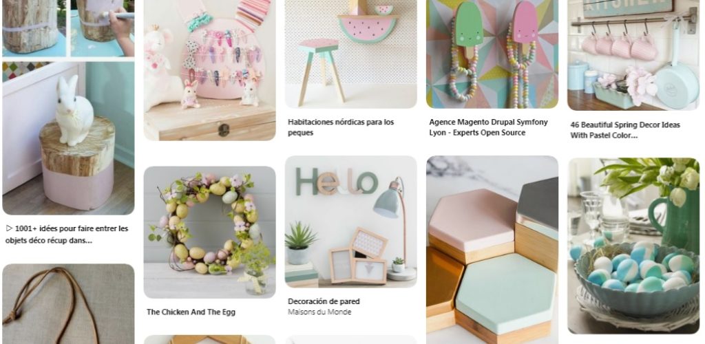 ideas manualidades tonos pastel