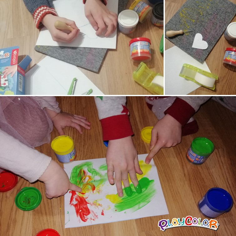 3 manualidades para niños con pintura de dedos